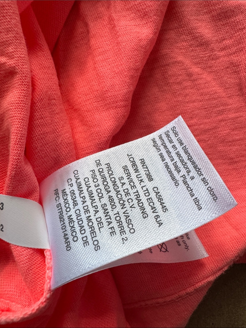 NWT Crewcuts Coral Pink Ruffle Tiered Top - Picture 5 of 6